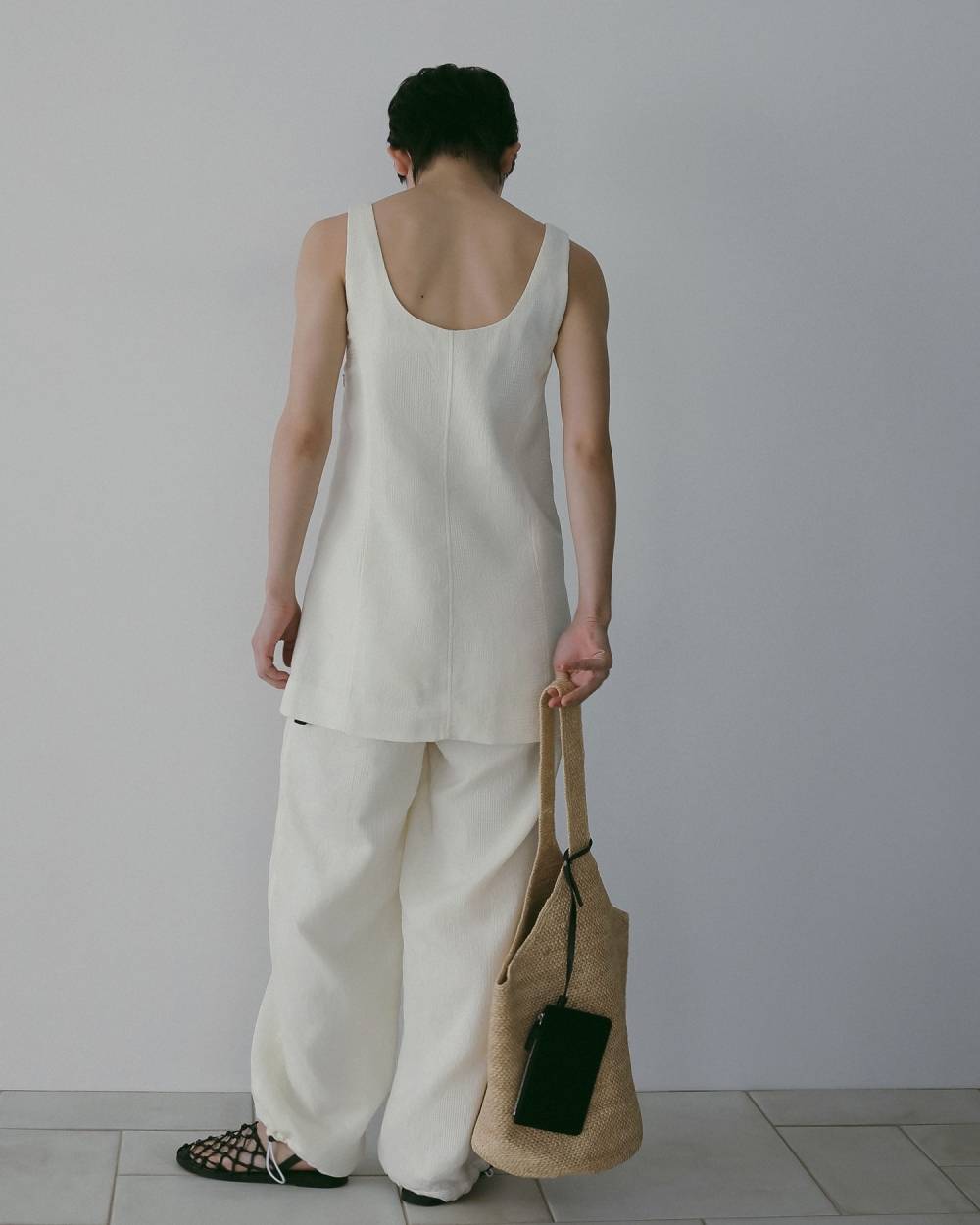 Jacquard Square Tunic Jacquard Square Tunic,ジャガード スクエア チュニック,62610410,トップス,チュニック,チュニックトップス,ジャカード素材,スクエアネック,ànuke,アンヌーク,lifes,ライフズ,26ss