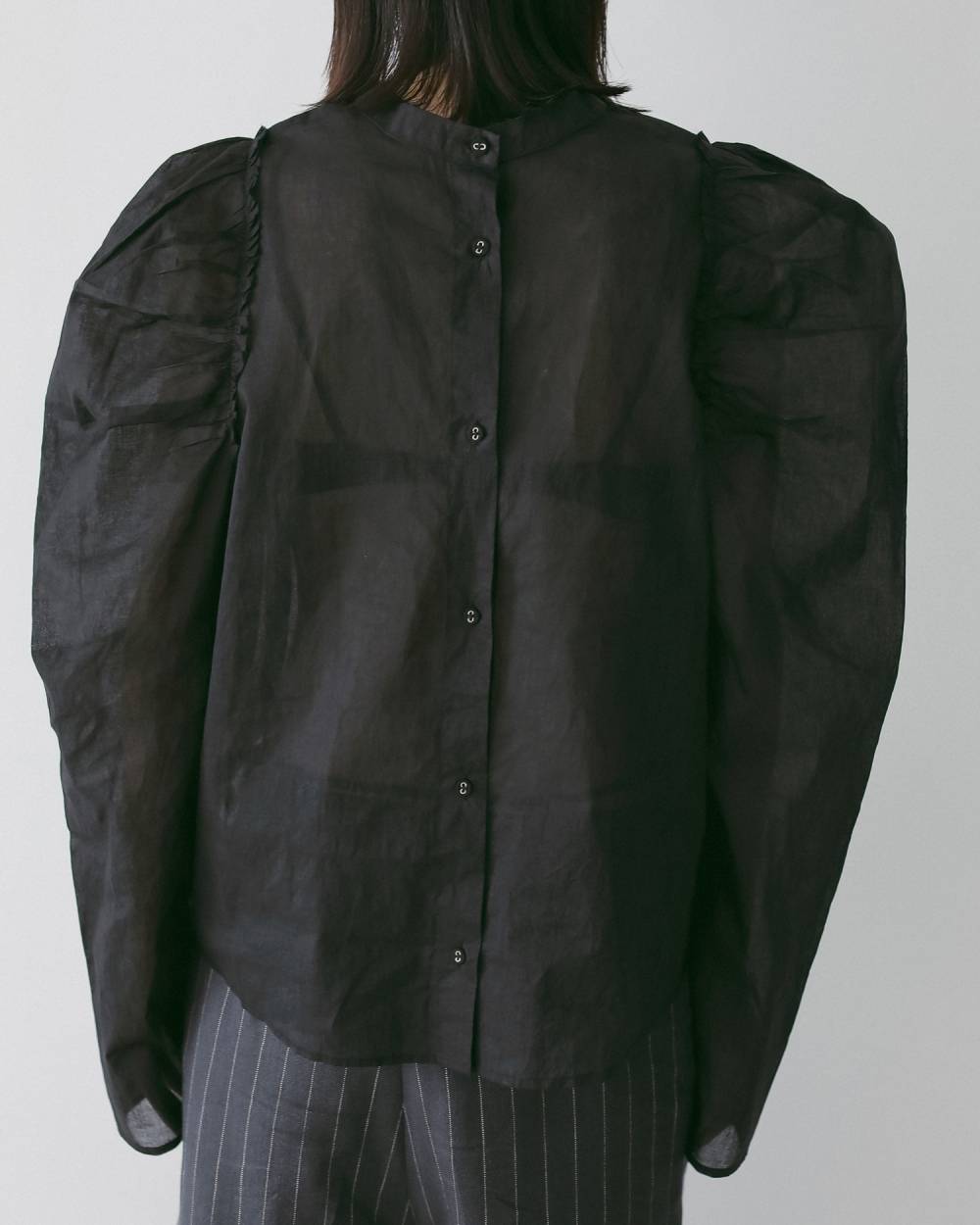 2way Cottonorgandy Blouse 2way Cottonorgandy Blouse,2way コットンオーガンジー ブラウス,62610419,ブラウス,シャツ,トップス,綿,ànuke,アンヌーク,lifes,ライフズ,26ss