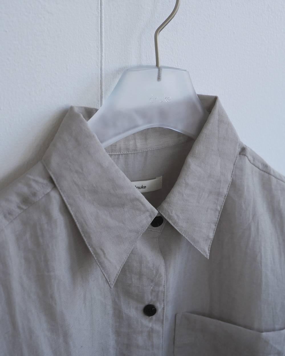 Sheer Halfsleeve Shirts Sheer Halfsleeve Shirts,シアー ハーフスリーブ シャツ,62610420,トップス,シャツ,羽織,ブラウス,透け感,シアー,コンパクト,ànuke,アンヌーク,lifes,ライフズ,26ss