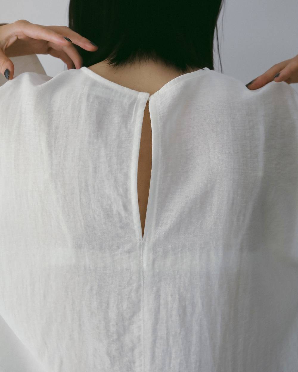 Scarf Layered Blouse Scarf Layered Blouse,スカーフ レイヤード ブラウス,62610422,トップス,ブラウス,シャツ,シアー素材,ànuke,アンヌーク,lifes,ライフズ,26ss