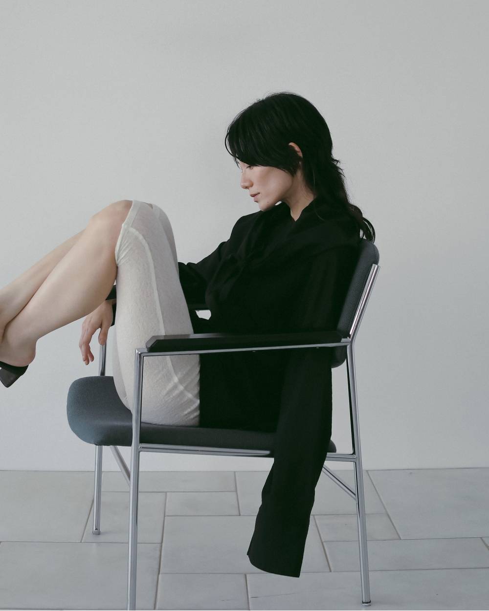 Scarf Layered Blouse Scarf Layered Blouse,スカーフ レイヤード ブラウス,62610422,トップス,ブラウス,シャツ,シアー素材,ànuke,アンヌーク,lifes,ライフズ,26ss