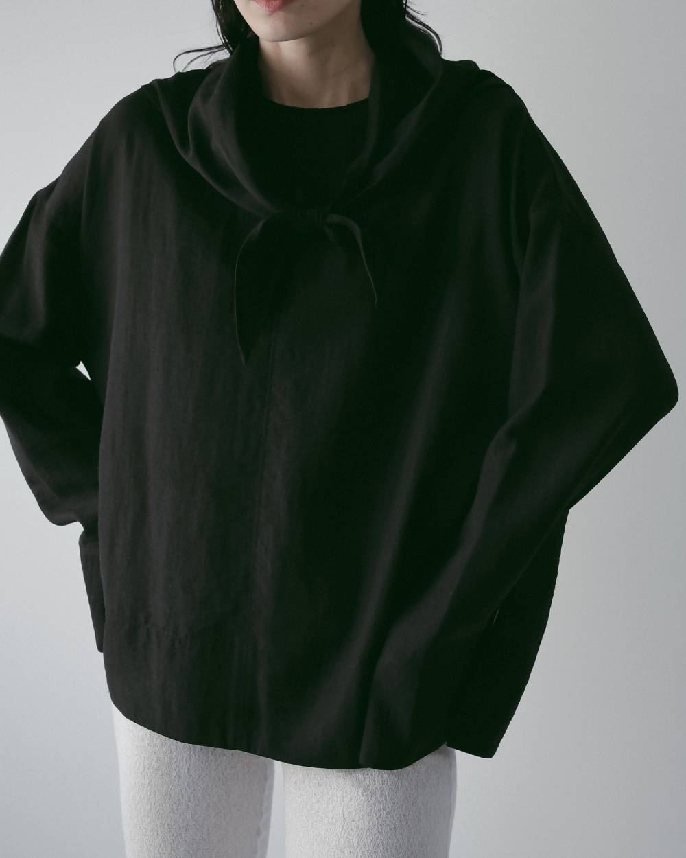 Scarf Layered Blouse Scarf Layered Blouse,スカーフ レイヤード ブラウス,62610422,トップス,ブラウス,シャツ,シアー素材,ànuke,アンヌーク,lifes,ライフズ,26ss