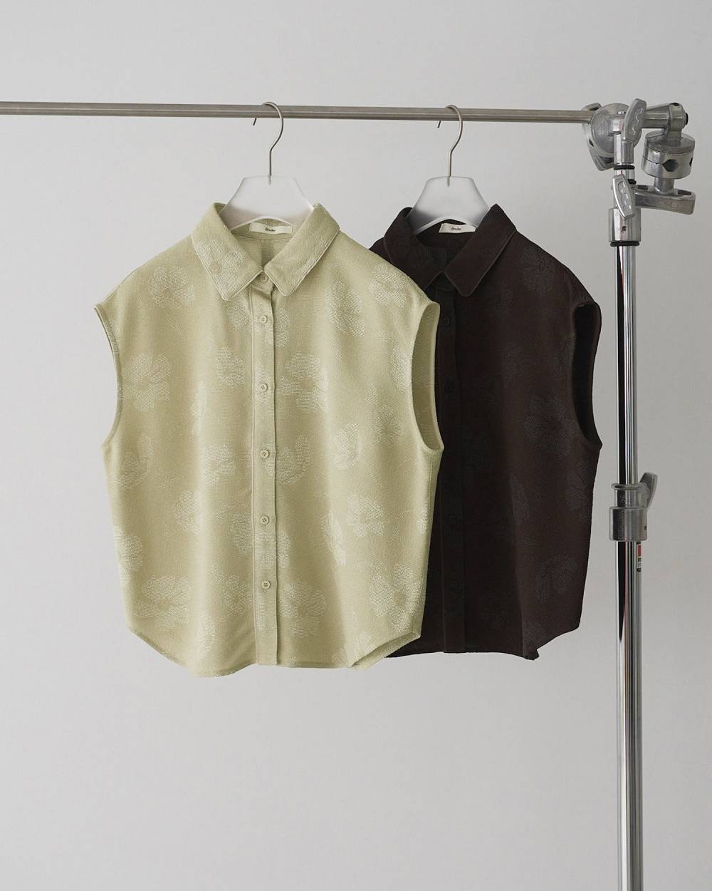 Flower Jacquard Shirts Flower Jacquard Shirts,フラワー ジャカード シャツ,62610423,トップス,シャツ,ブラウス,羽織,花柄,ànuke,アンヌーク,lifes,ライフズ,26ss