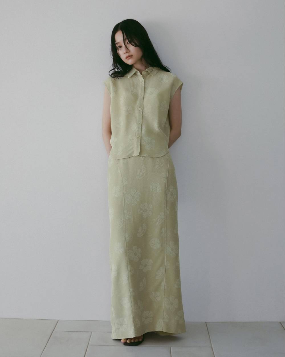 Flower Jacquard Shirts Flower Jacquard Shirts,フラワー ジャカード シャツ,62610423,トップス,シャツ,ブラウス,羽織,花柄,ànuke,アンヌーク,lifes,ライフズ,26ss