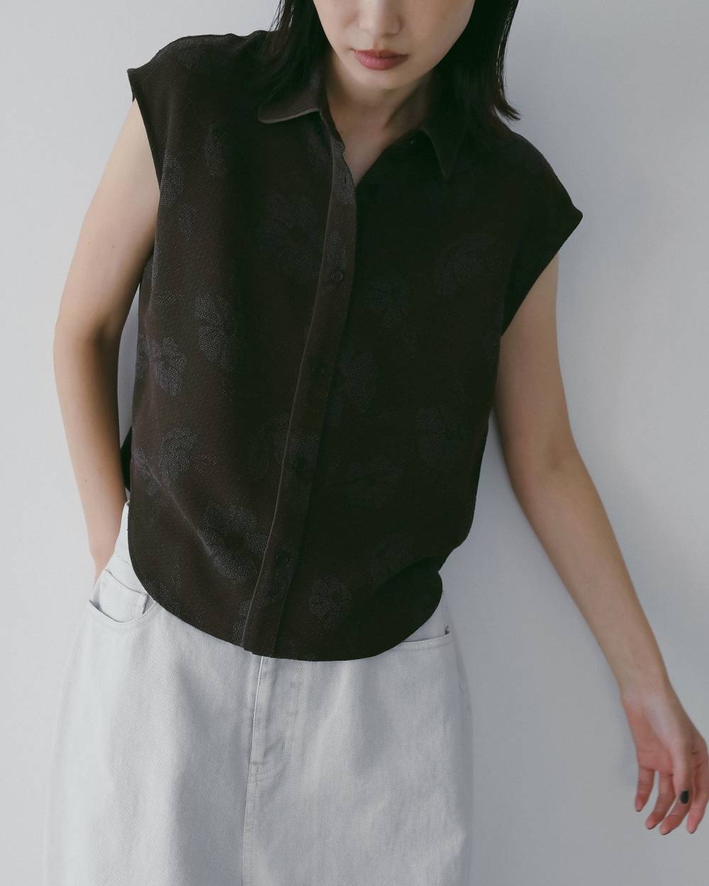 Flower Jacquard Shirts Flower Jacquard Shirts,フラワー ジャカード シャツ,62610423,トップス,シャツ,ブラウス,羽織,花柄,ànuke,アンヌーク,lifes,ライフズ,26ss