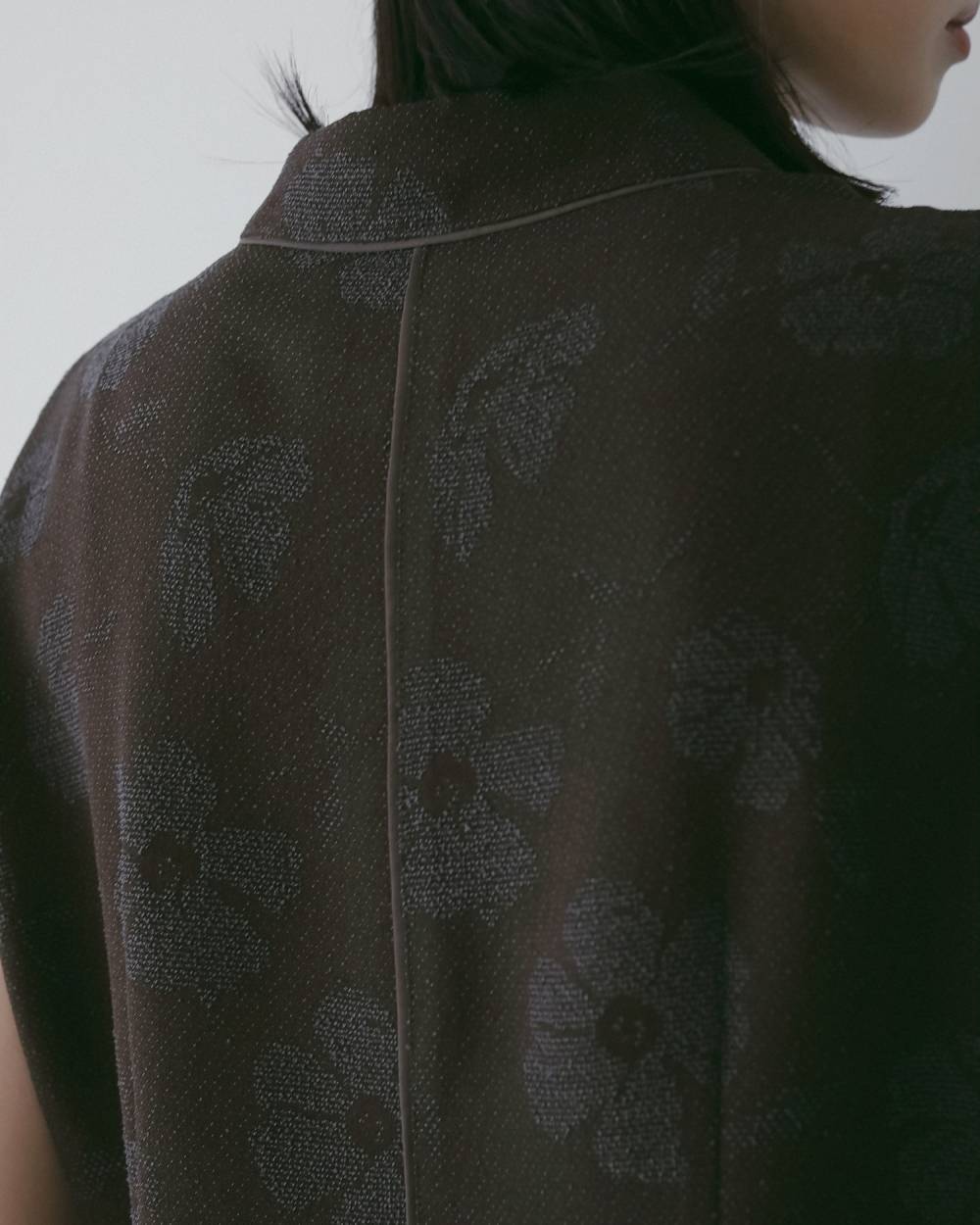 Flower Jacquard Shirts Flower Jacquard Shirts,フラワー ジャカード シャツ,62610423,トップス,シャツ,ブラウス,羽織,花柄,ànuke,アンヌーク,lifes,ライフズ,26ss