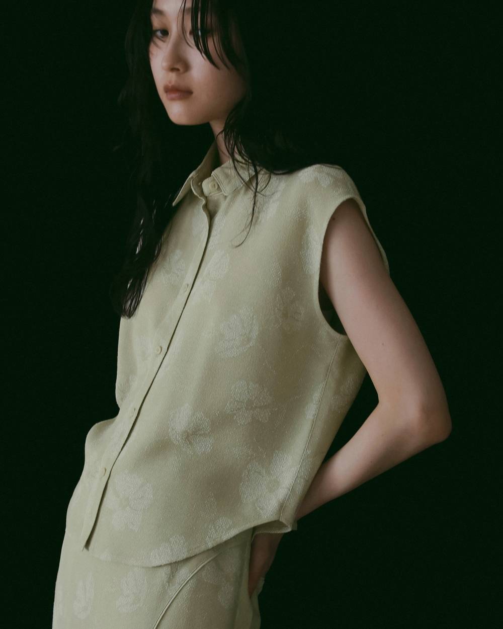 Flower Jacquard Shirts Flower Jacquard Shirts,フラワー ジャカード シャツ,62610423,トップス,シャツ,ブラウス,羽織,花柄,ànuke,アンヌーク,lifes,ライフズ,26ss