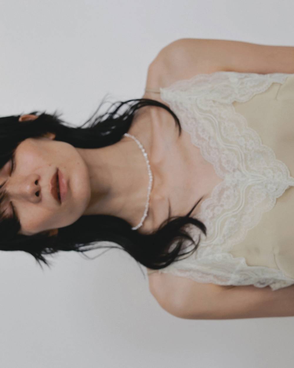 Satin Lace Camisole Satin Lace Camisole,サテン レース キャミソール,62610425,トップス,キャミソール,キャミ,レース,サテン素材,ànuke,アンヌーク,lifes,ライフズ,26ss