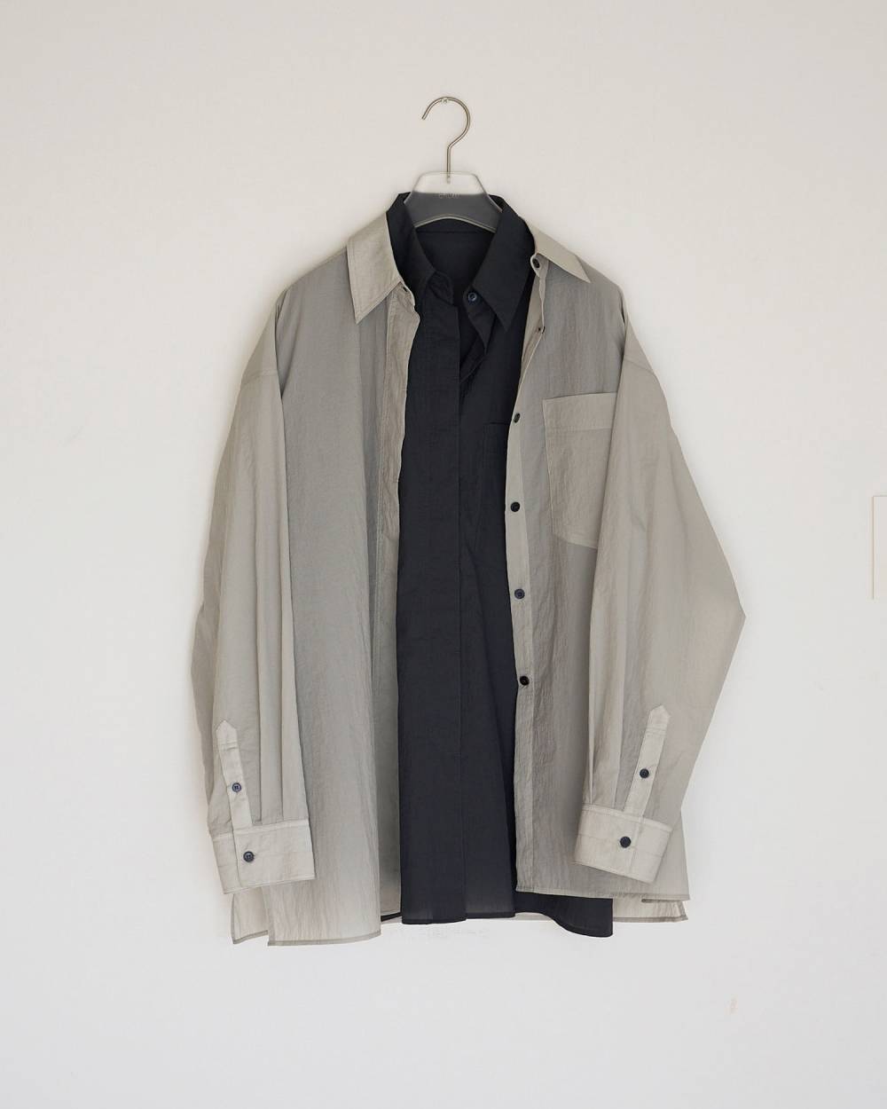 Sheer Ripstop Shirts Sheer Ripstop Shirts,シアー リップストップ シャツ,62610426,トップス,シャツ,ブラウス,羽織,透け感,シアー,オーバーシャツ,ànuke,アンヌーク,lifes,ライフズ,26ss