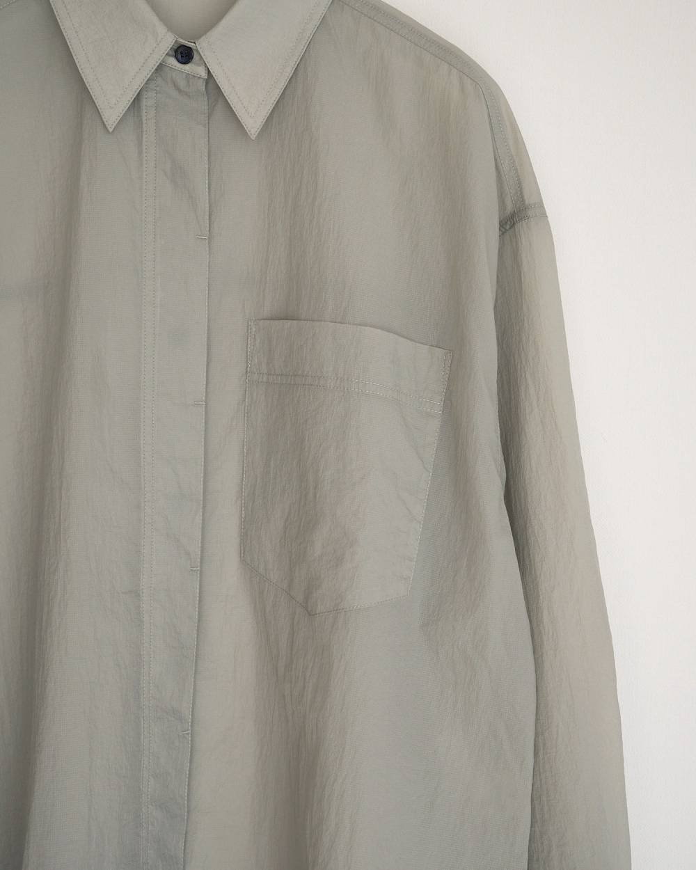 Sheer Ripstop Shirts Sheer Ripstop Shirts,シアー リップストップ シャツ,62610426,トップス,シャツ,ブラウス,羽織,透け感,シアー,オーバーシャツ,ànuke,アンヌーク,lifes,ライフズ,26ss