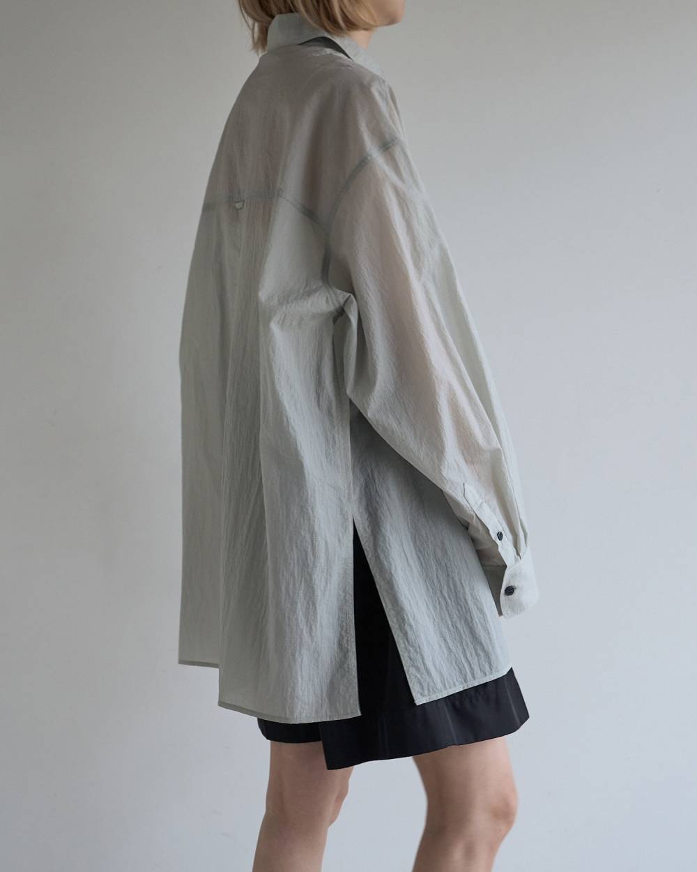 Sheer Ripstop Shirts Sheer Ripstop Shirts,シアー リップストップ シャツ,62610426,トップス,シャツ,ブラウス,羽織,透け感,シアー,オーバーシャツ,ànuke,アンヌーク,lifes,ライフズ,26ss