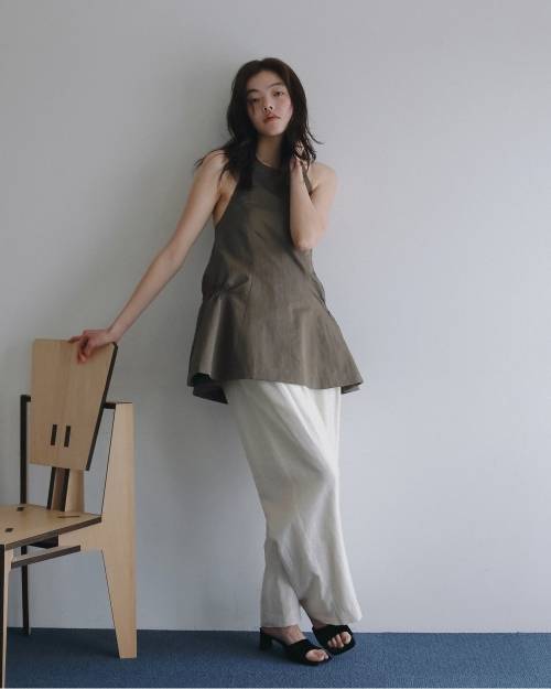 ànuke online store（アンヌーク） / Ribbon Peplum TopsRibbon Peplum