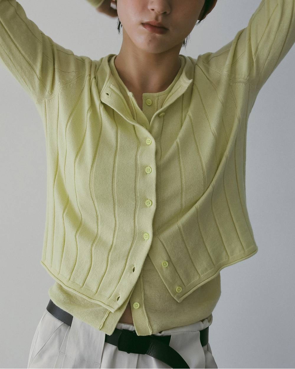 Cotton Layered Cardigan 62610502,Cotton Layered Cardigan(コットン レイヤード カーディガン,62610502,カーディガン,カーデ,トップス,羽織,タンク,タンクトップ,レイヤード,ànuke,アンヌーク,lifes,ライフズ,26ss