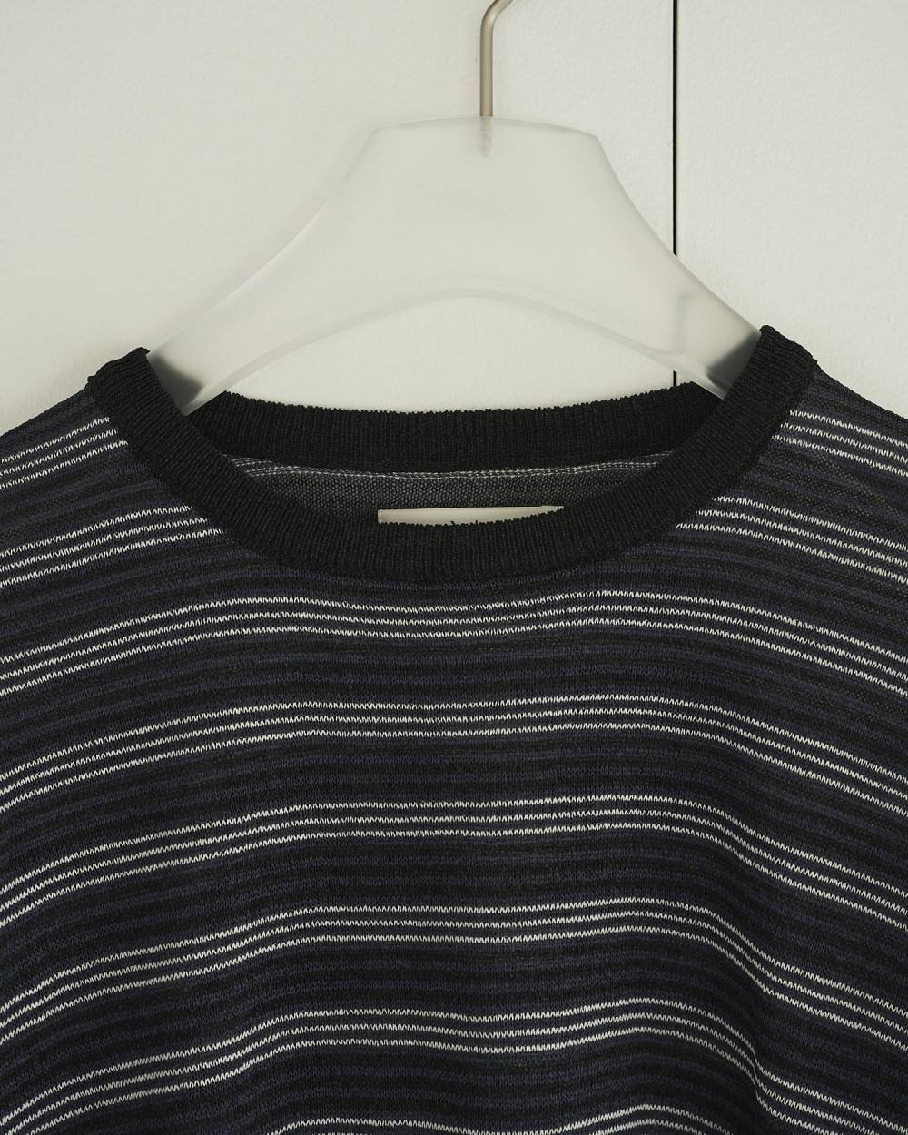 Sheer Border Knit Sheer Border Knit,シアー ボーダー ニット,62610503,トップス,ニット,ニットトップス,シアーボーダーニット,ボーダー,柄,透け感,シアー,コンパクト,ànuke,アンヌーク,lifes,ライフズ,26ss