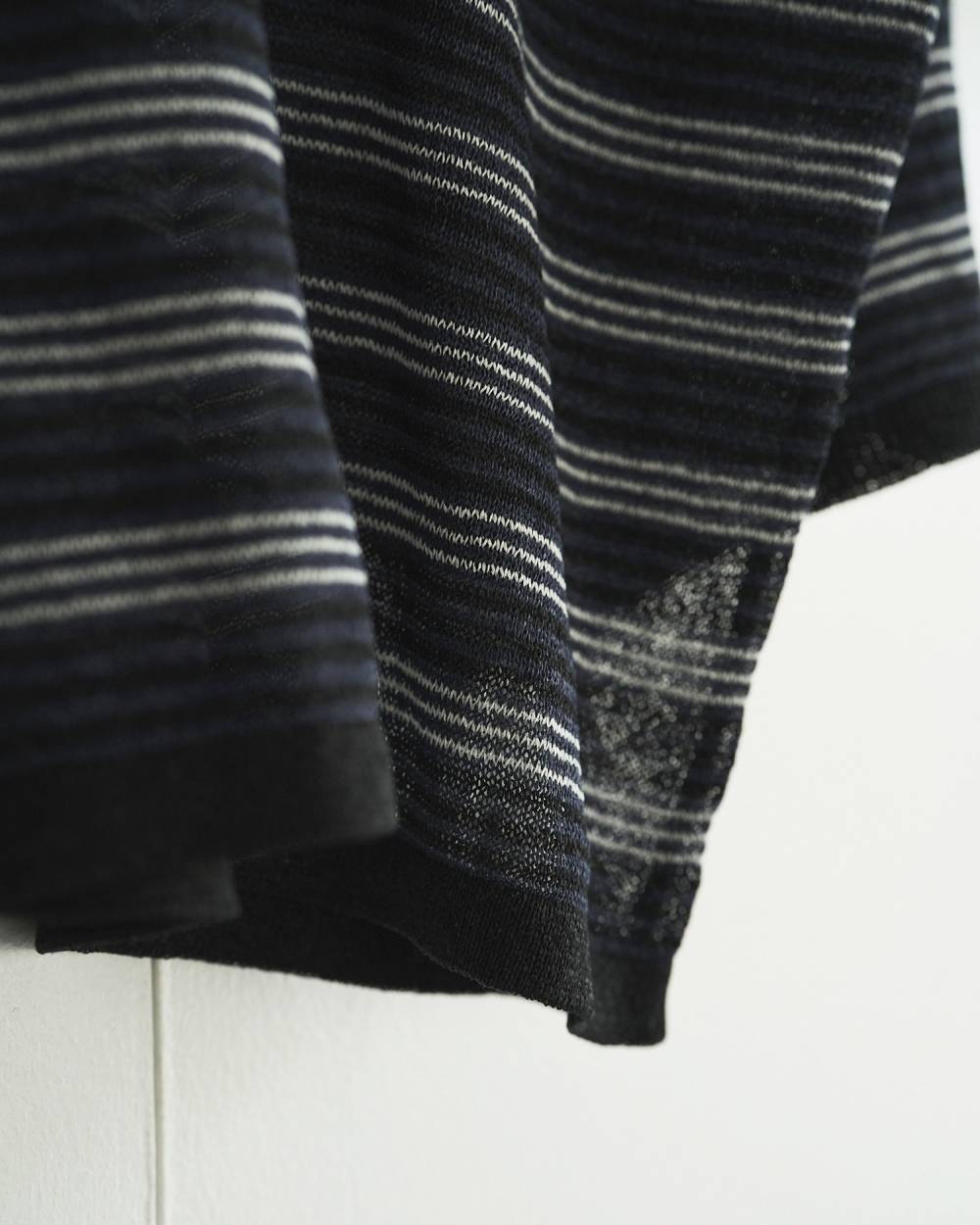 Sheer Border Knit Sheer Border Knit,シアー ボーダー ニット,62610503,トップス,ニット,ニットトップス,シアーボーダーニット,ボーダー,柄,透け感,シアー,コンパクト,ànuke,アンヌーク,lifes,ライフズ,26ss