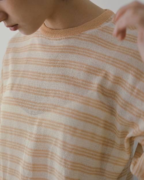 ànuke online store（アンヌーク） / Sheer Border KnitSheer Border