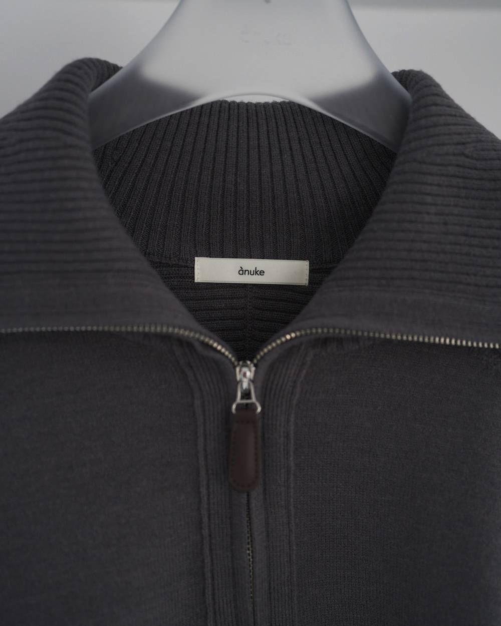 Zip Rib Knit Zip Rib Knit,ジップ リブ ニット,62610504,トップス,ハーフジップニットトップス,ニット,ànuke,アンヌーク,lifes,ライフズ,26ss