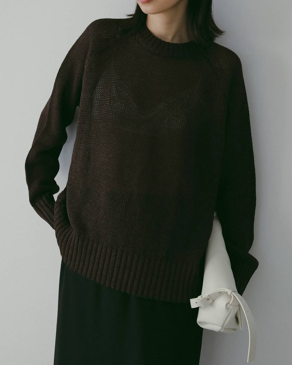 Paperyarn Over Knit Paperyarn Over Knit,ペーパーヤーン オーバー ニット,62610507,トップス,ニット,オーバーニット,ànuke,アンヌーク,lifes,ライフズ,26ss