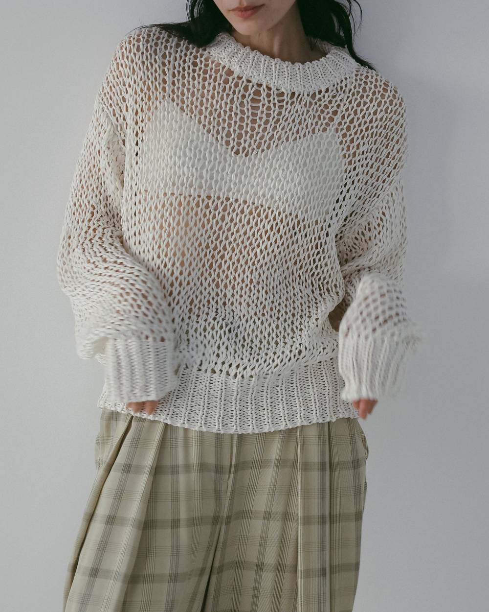 Tapeyarn Loose Knit Tapeyarn Loose Knit,テープヤーン ルーズ ニット,62610508,トップス,ニット,オーバーニット,ànuke,アンヌーク,lifes,ライフズ,26ss