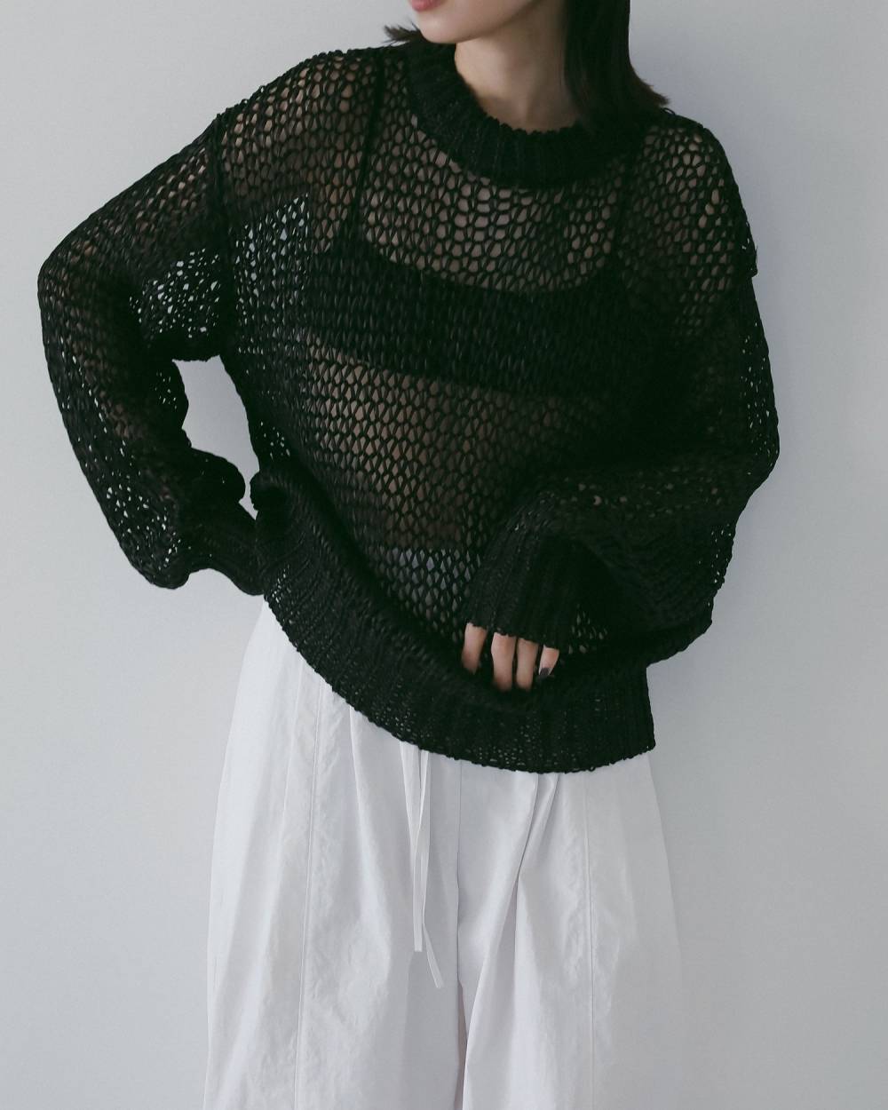 Tapeyarn Loose Knit Tapeyarn Loose Knit,テープヤーン ルーズ ニット,62610508,トップス,ニット,オーバーニット,ànuke,アンヌーク,lifes,ライフズ,26ss