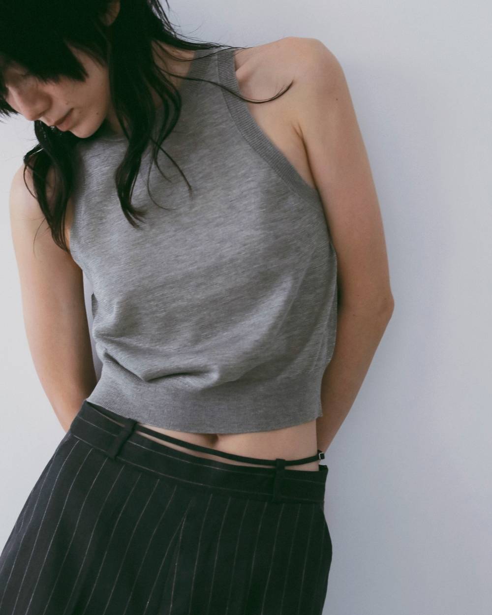 Highgauge Sheer Tanktop Highgauge Sheer Tanktop,ハイゲージ シアー タンクトップ,62610509,タンクトップ,タンク,トップス,ノースリーブ,ノースリ,ニット,ànuke,アンヌーク,lifes,ライフズ,26ss