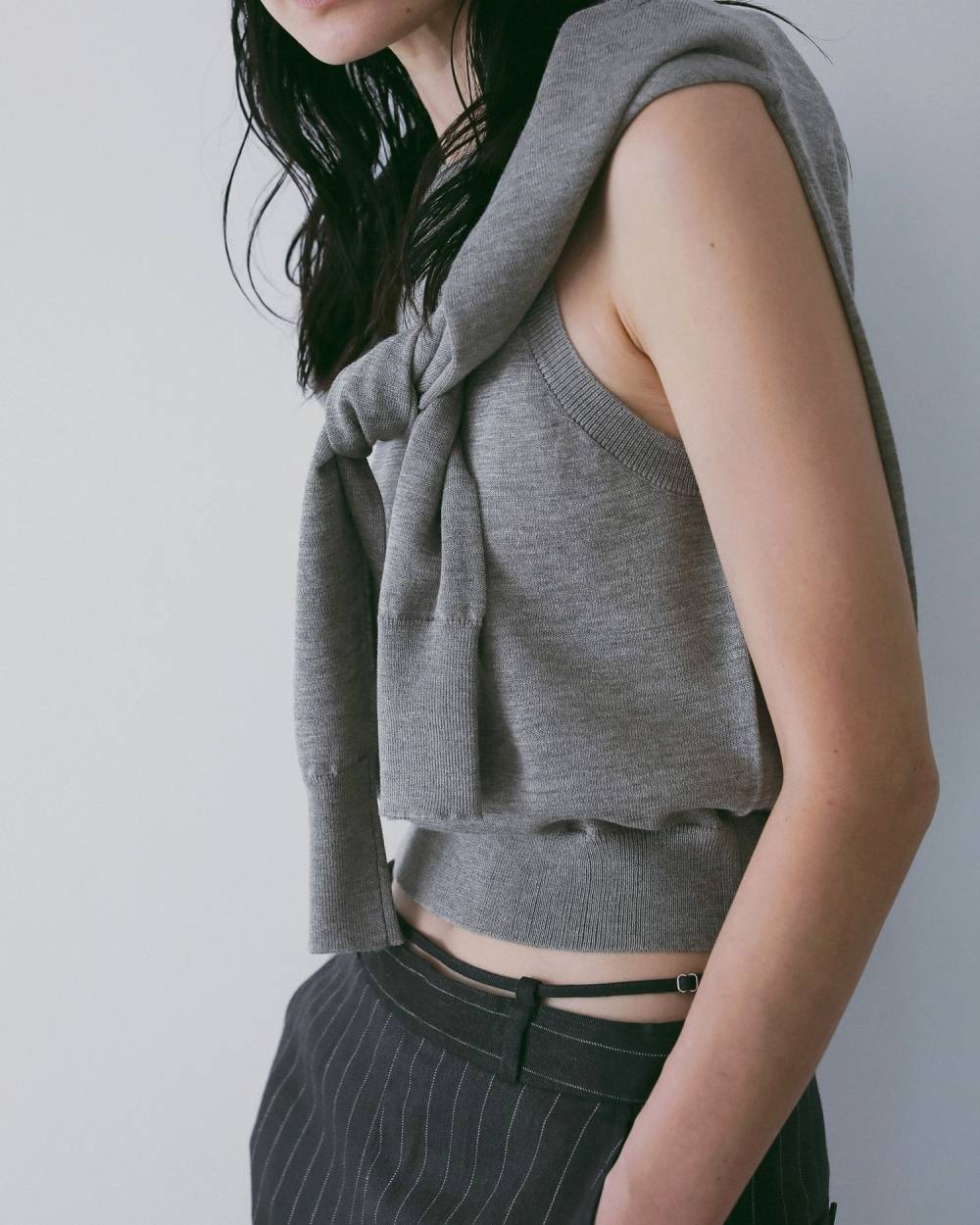 Highgauge Sheer Tanktop Highgauge Sheer Tanktop,ハイゲージ シアー タンクトップ,62610509,タンクトップ,タンク,トップス,ノースリーブ,ノースリ,ニット,ànuke,アンヌーク,lifes,ライフズ,26ss