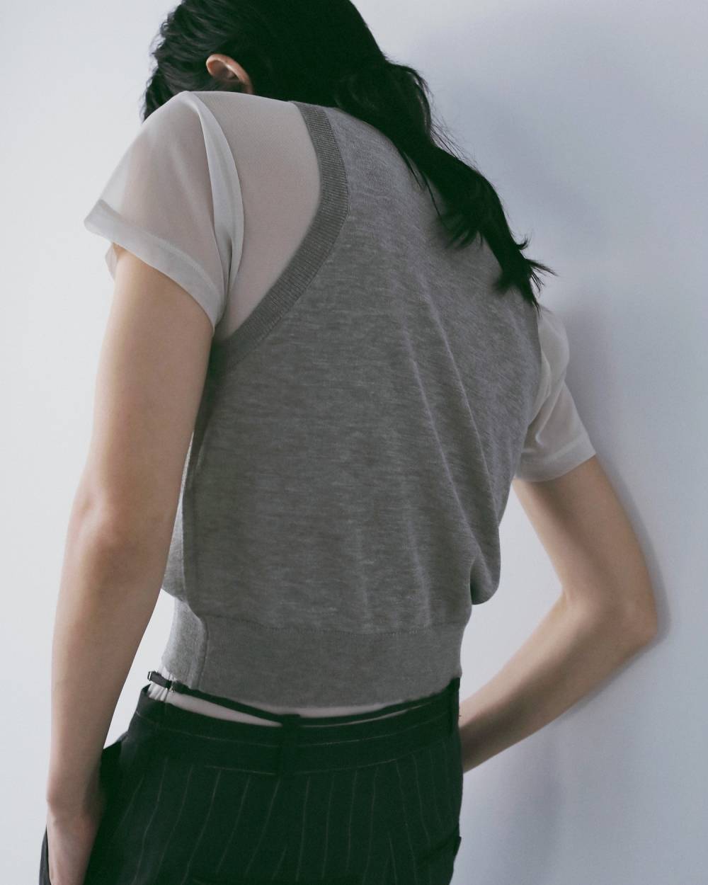 Highgauge Sheer Tanktop Highgauge Sheer Tanktop,ハイゲージ シアー タンクトップ,62610509,タンクトップ,タンク,トップス,ノースリーブ,ノースリ,ニット,ànuke,アンヌーク,lifes,ライフズ,26ss