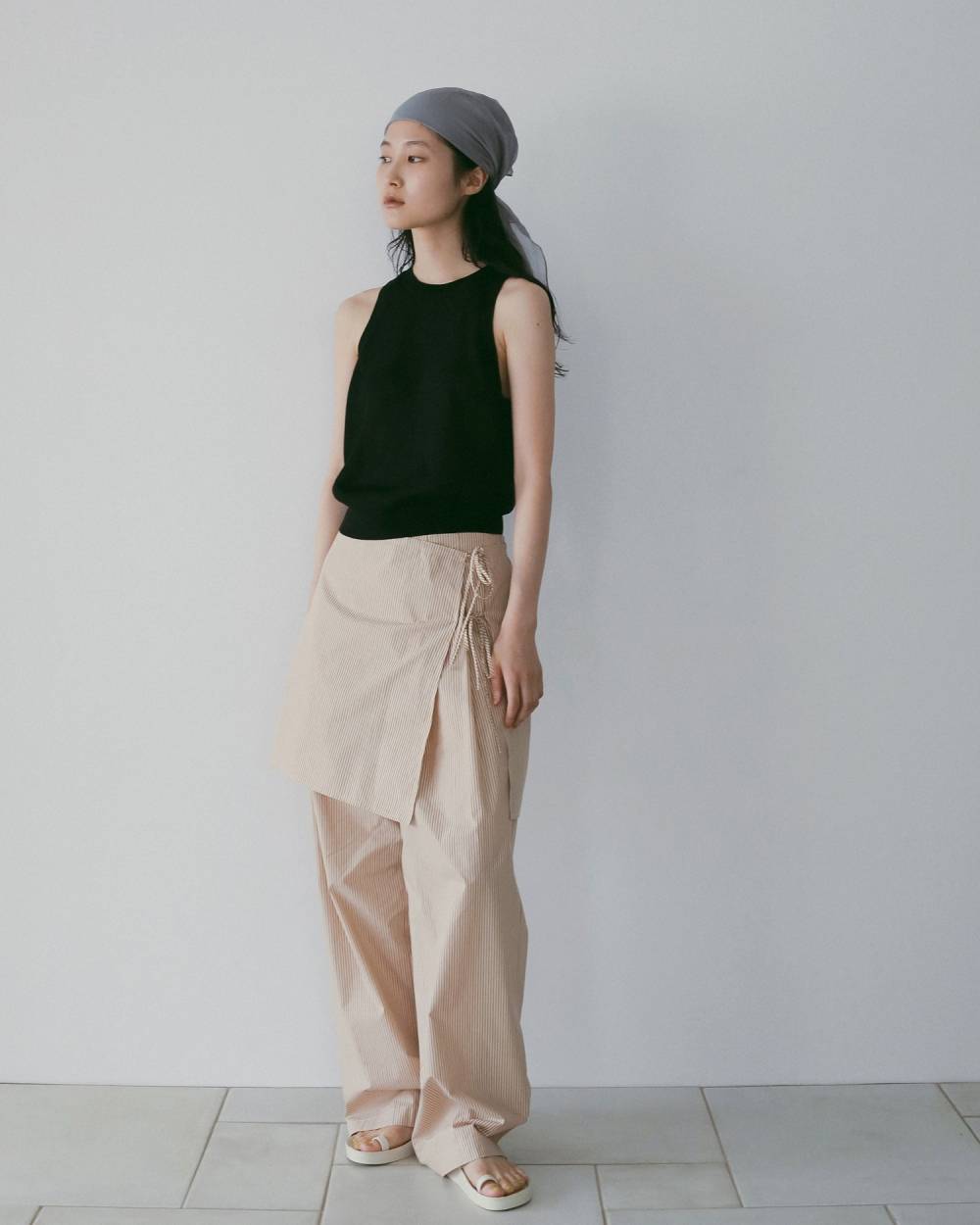 Highgauge Sheer Tanktop Highgauge Sheer Tanktop,ハイゲージ シアー タンクトップ,62610509,タンクトップ,タンク,トップス,ノースリーブ,ノースリ,ニット,ànuke,アンヌーク,lifes,ライフズ,26ss