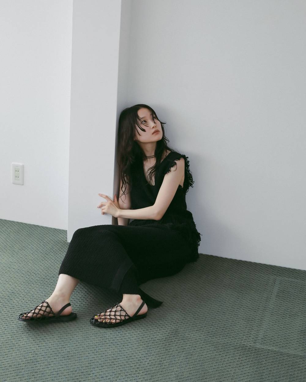 Fringe Knit Tanktop Fringe Knit Tanktop,フリンジ ニット タンクトップ,62610510,タンクトップ,タンク,ニット,トップス,フリンジデザイン,2WAY,ànuke,アンヌーク,lifes,ライフズ,26ss