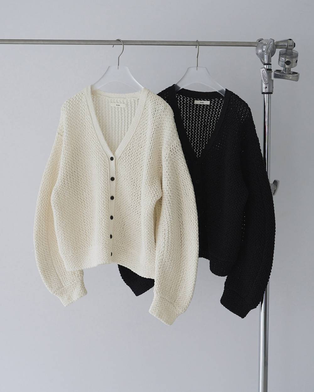 Crochet Knit Cardigan Crochet Knit Cardigan,クロシェ ニット カーディガン,62610511,カーディガン,カーデ,ニットカーディガン,トップス,羽織,ànuke,アンヌーク,lifes,ライフズ,26ss