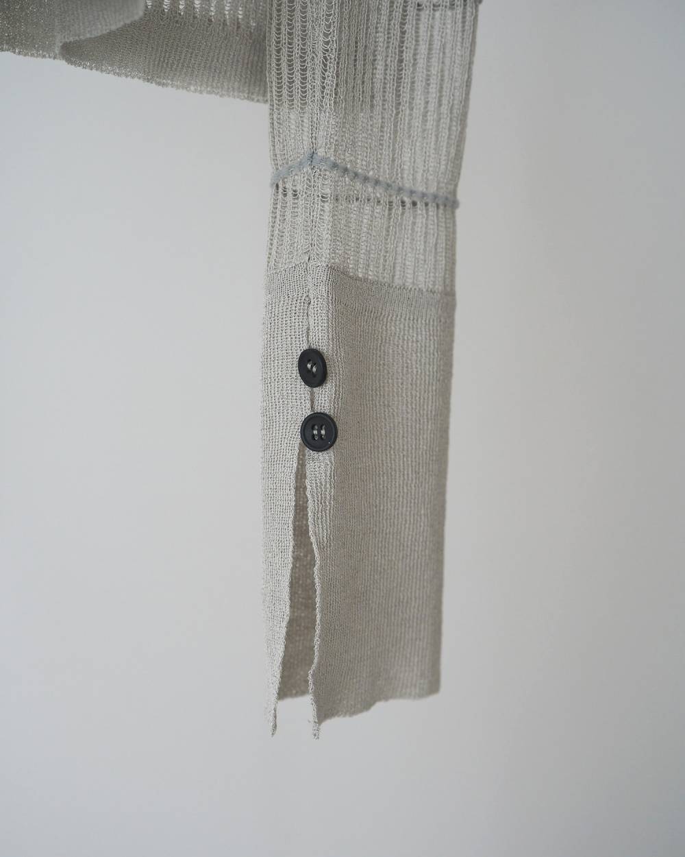 Sheerborder Knit Shirts Sheerborder Knit Shirts,シアーボーダー ニット シャツ,62610513,シャツ,ニット,ニットシャツ,ワイドボーダー柄,トップス,ボーダー,透け感,シアー,ànuke,アンヌーク,lifes,ライフズ,26ss