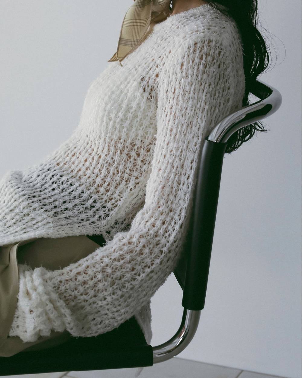 Lace Knit Tops Lace Knit Tops,レース ニット トップス,62610516,トップス,ニット,ニットトップス,ànuke,アンヌーク,lifes,ライフズ,26ss