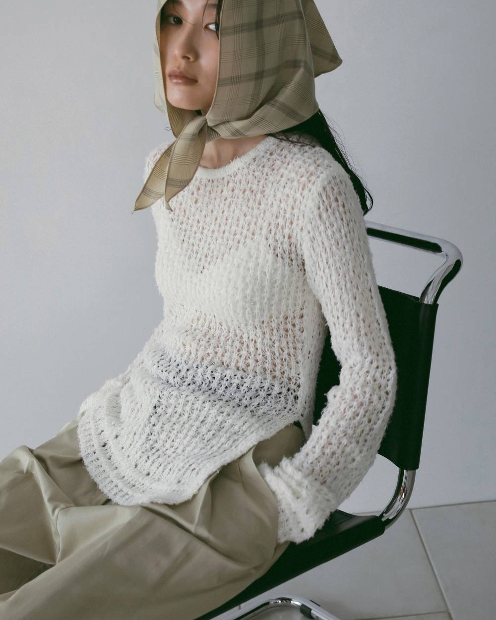 Lace Knit Tops Lace Knit Tops,レース ニット トップス,62610516,トップス,ニット,ニットトップス,ànuke,アンヌーク,lifes,ライフズ,26ss