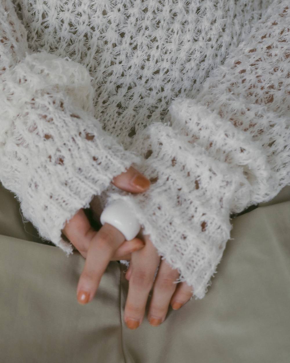 Lace Knit Tops Lace Knit Tops,レース ニット トップス,62610516,トップス,ニット,ニットトップス,ànuke,アンヌーク,lifes,ライフズ,26ss