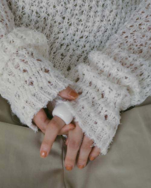 anuke＊トップス ànuke online store（アンヌーク） / Lace Knit TopsLace Knit Tops