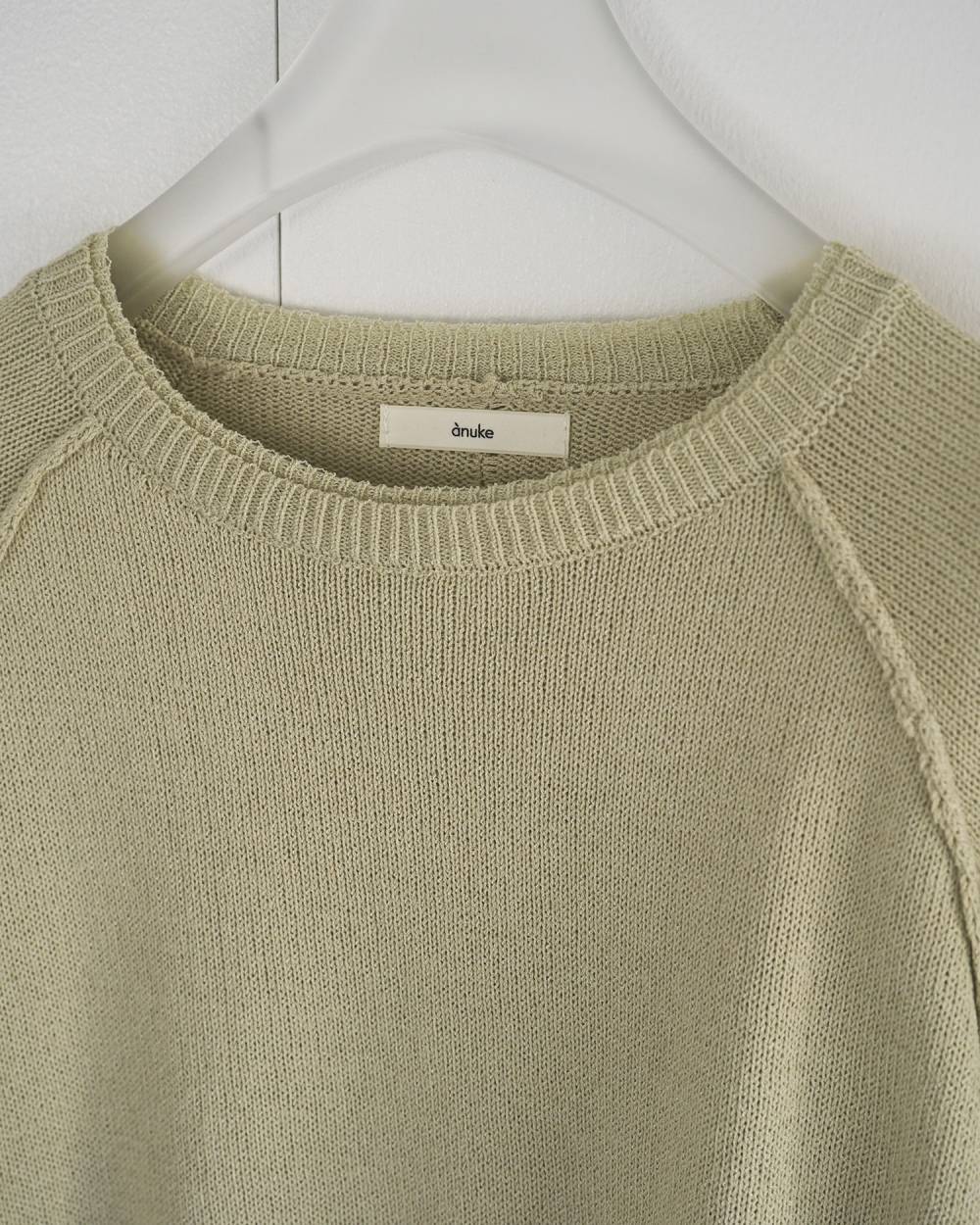 Raglan Crewneck Knit Raglan Crewneck Knit,ラグラン クルーネック ニット,62610517,トップス,ニット,ànuke,アンヌーク,lifes,ライフズ,26ss