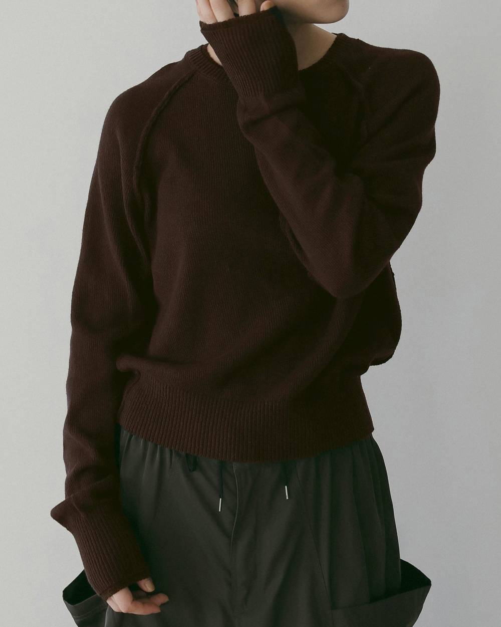 Raglan Crewneck Knit Raglan Crewneck Knit,ラグラン クルーネック ニット,62610517,トップス,ニット,ànuke,アンヌーク,lifes,ライフズ,26ss