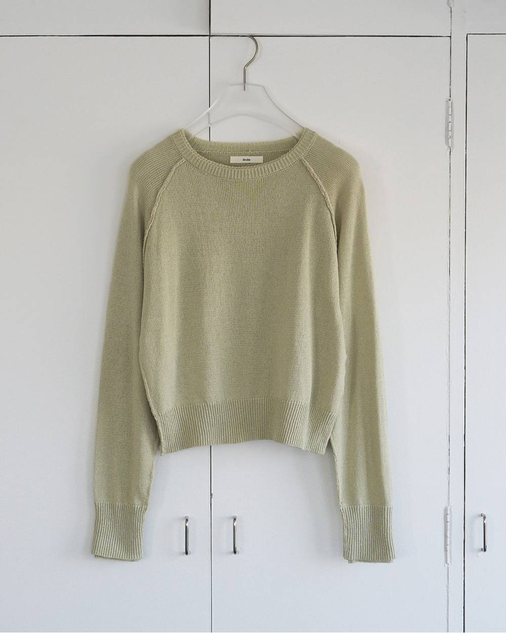 Raglan Crewneck Knit Raglan Crewneck Knit,ラグラン クルーネック ニット,62610517,トップス,ニット,ànuke,アンヌーク,lifes,ライフズ,26ss