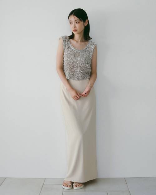 ànuke online store（アンヌーク） / Mixyarn Knit VestMixyarn Knit