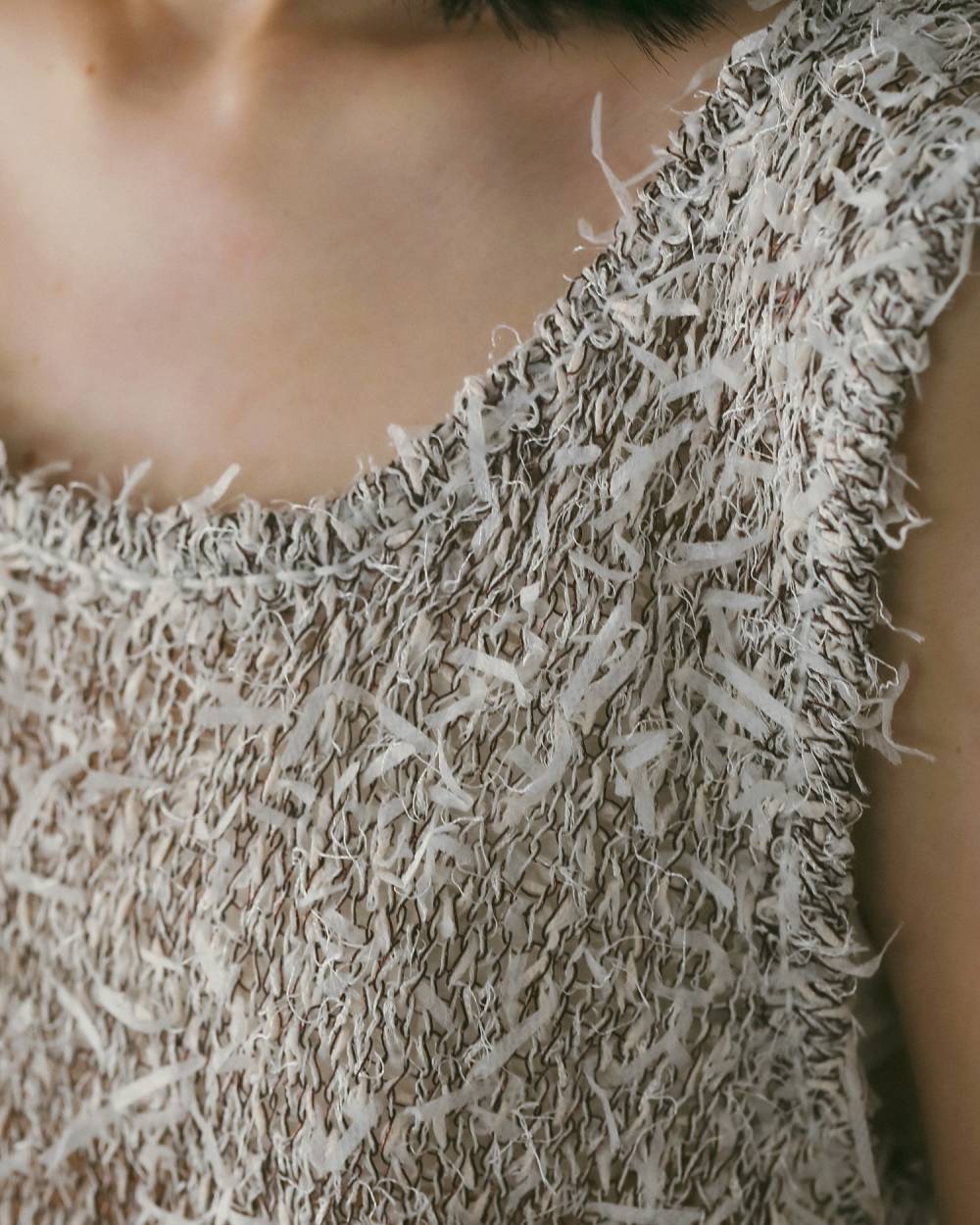 Mixyarn Knit Vest Mixyarn Knit Vest,ミックスヤーン ニット ベスト,62610519,トップス,ベスト,ニット,ニットトップス,ニットベスト,ノースリーブ,ànuke,アンヌーク,lifes,ライフズ,26ss