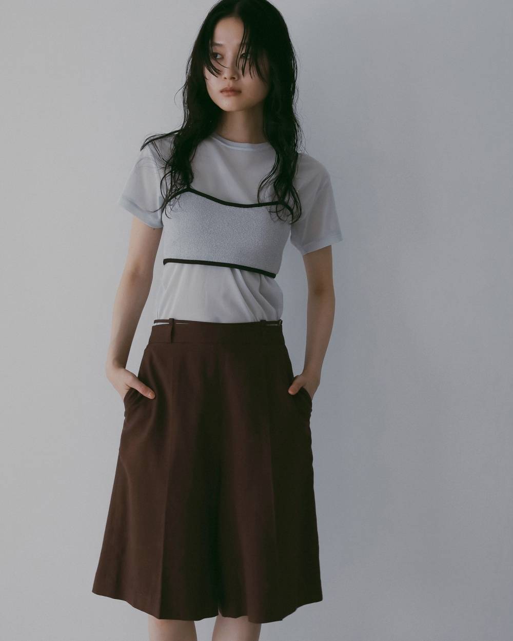 Cupin Knit Bustier Cupin Knit Bustier,カップイン ニット ビスチェ,62610520,ビスチェ,ニットビスチェ,インナー,トップス,レイヤード,ànuke,アンヌーク,lifes,ライフズ,26ss