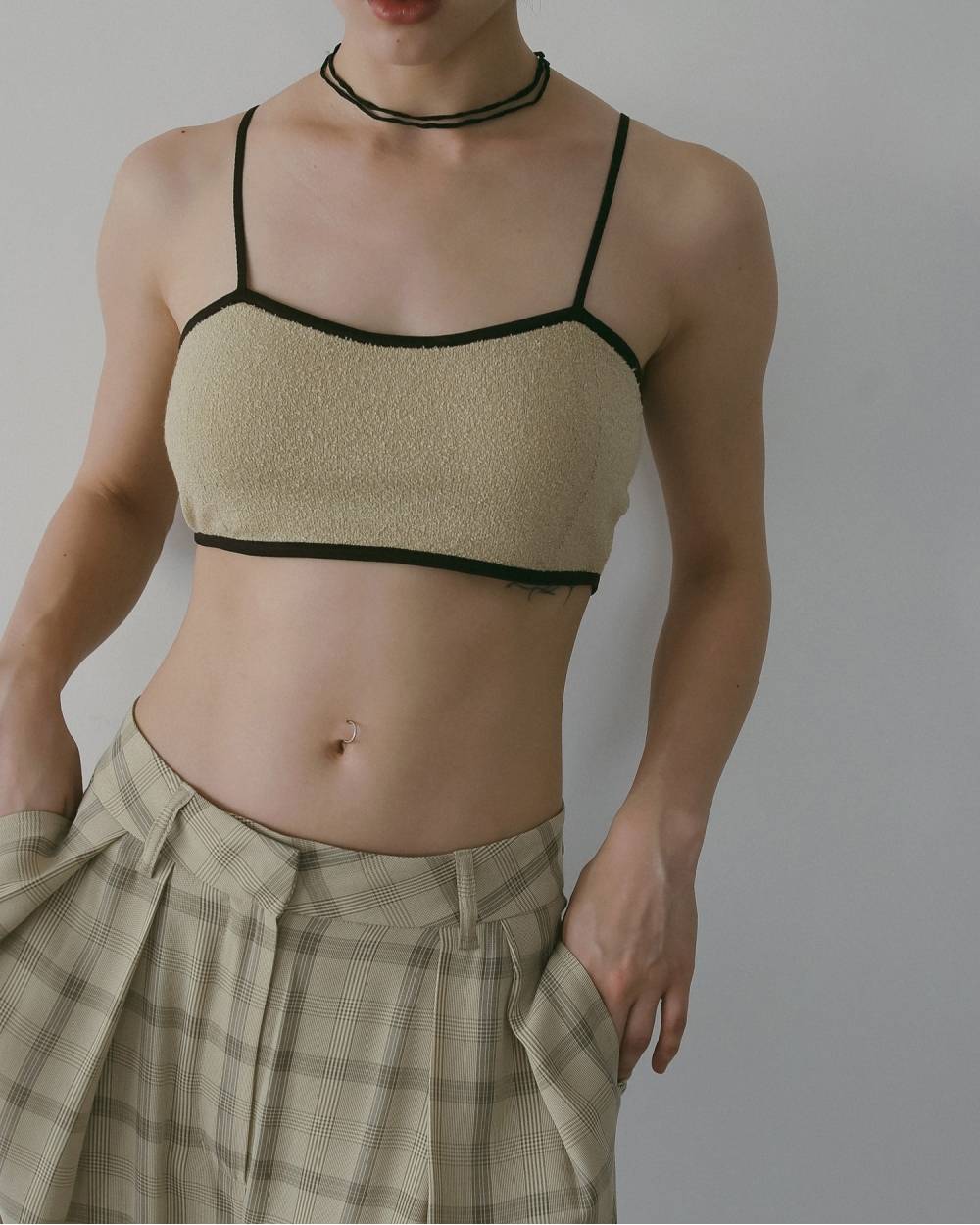 Cupin Knit Bustier Cupin Knit Bustier,カップイン ニット ビスチェ,62610520,ビスチェ,ニットビスチェ,インナー,トップス,レイヤード,ànuke,アンヌーク,lifes,ライフズ,26ss