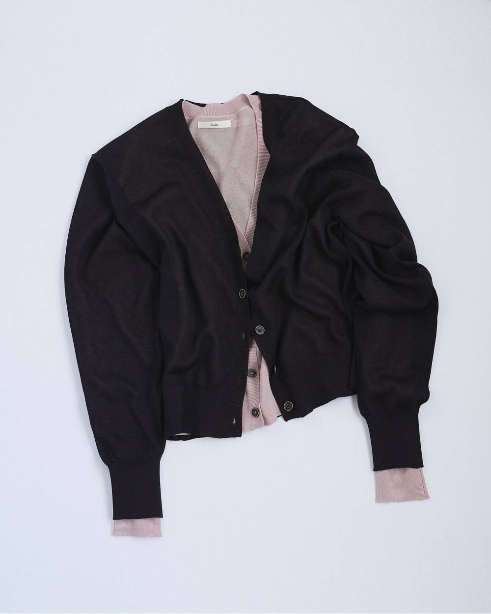 Highgauge Sheer Cardigan Highgauge Sheer Cardigan,ハイゲージ シアー カーディアガン,62610522,カーディガン,カーデ,羽織,Vネックカーディガン,Vネック,透け感,プルオーバー,ànuke,アンヌーク,lifes,ライフズ,26ss