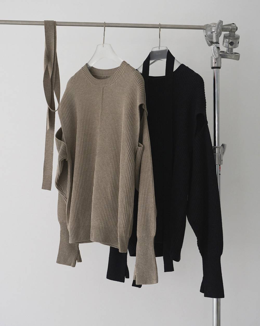 Slit Rib Knit Slit Rib Knit,スリット リブ ニット,62610523,トップス,ニット,ニットトップス,2WAY,ànuke,アンヌーク,lifes,ライフズ,26ss