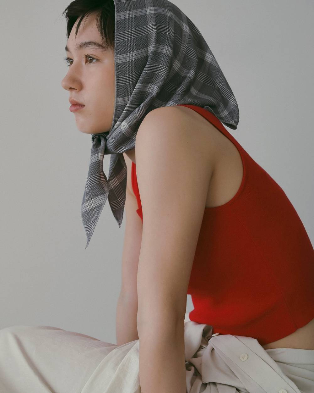 Short Knit Tanktop Short Knit Tanktop,ショート ニット タンクトップ,62610524,トップス,ニットタンクトップ,タンク,タンクトップ,ノースリーブ,ショート丈,ànuke,アンヌーク,lifes,ライフズ,26ss