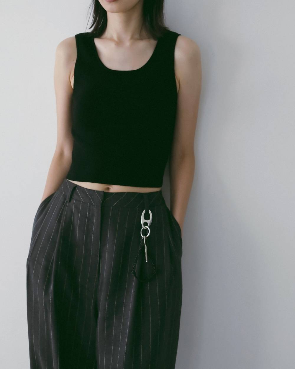 Short Knit Tanktop Short Knit Tanktop,ショート ニット タンクトップ,62610524,トップス,ニットタンクトップ,タンク,タンクトップ,ノースリーブ,ショート丈,ànuke,アンヌーク,lifes,ライフズ,26ss