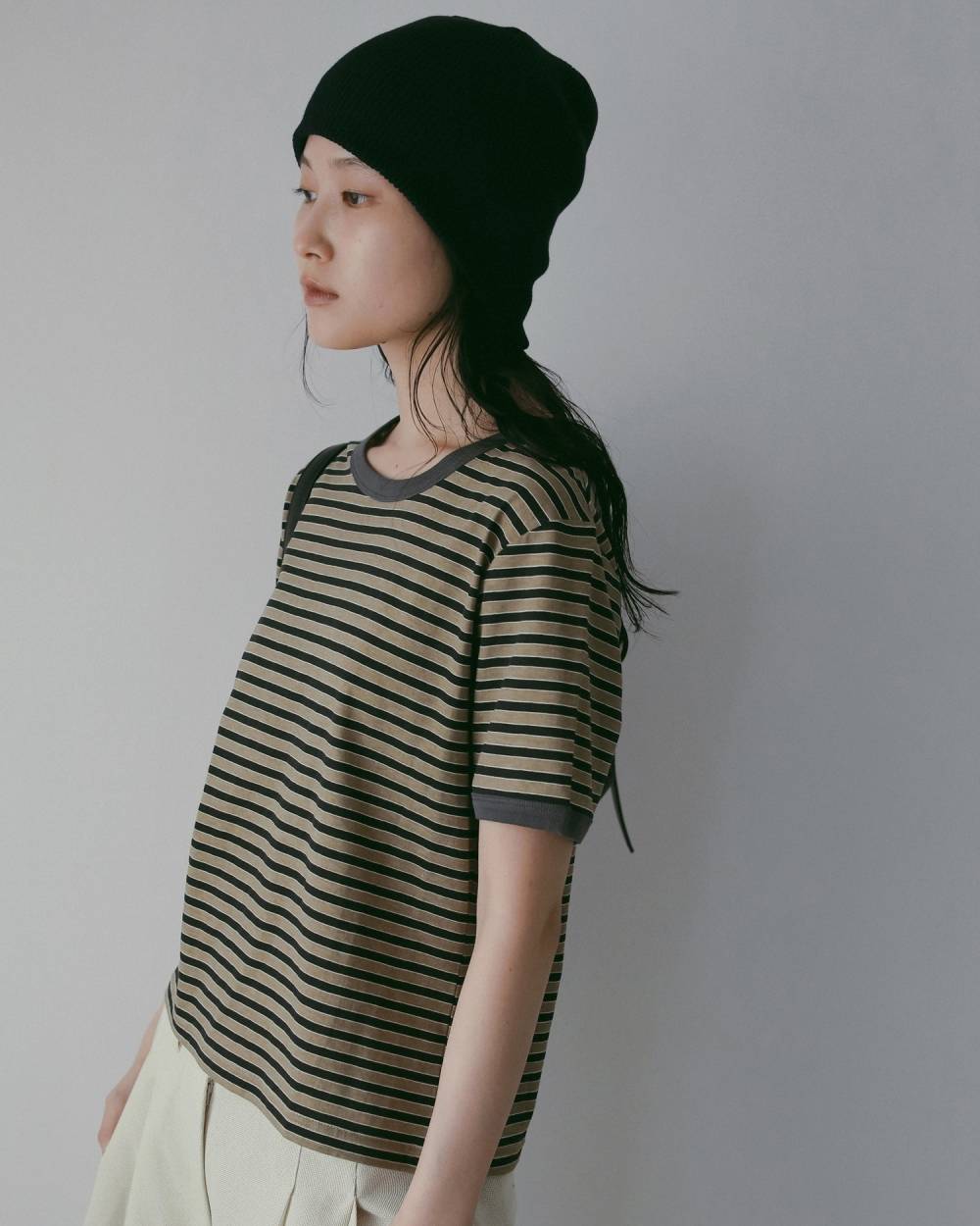 Multi Border T-Shirts Multi Border T-Shirts,マルチ ボーダー Tシャツ,62610601,トップス,Tシャツ,半袖,ボーダー,柄,コットン素材,コンパクト,ànuke,アンヌーク,lifes,ライフズ,26ss