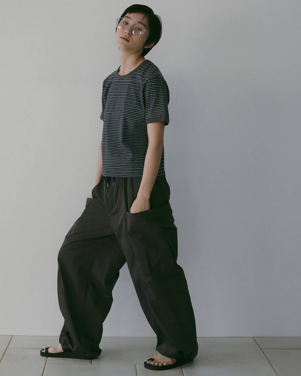 Multi Border T-Shirts Multi Border T-Shirts,マルチ ボーダー Tシャツ,62610601,トップス,Tシャツ,半袖,ボーダー,柄,コットン素材,コンパクト,ànuke,アンヌーク,lifes,ライフズ,26ss