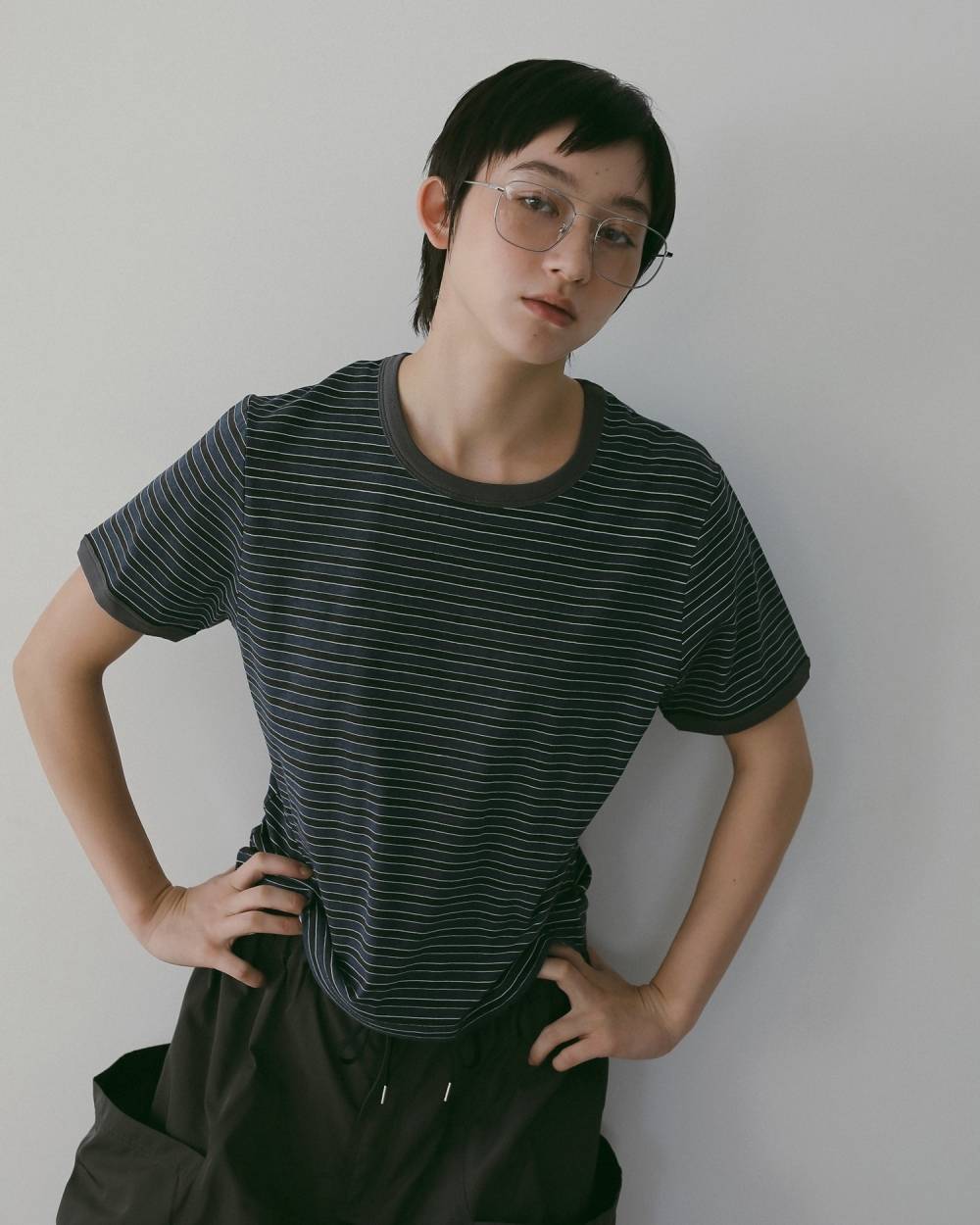 Multi Border T-Shirts Multi Border T-Shirts,マルチ ボーダー Tシャツ,62610601,トップス,Tシャツ,半袖,ボーダー,柄,コットン素材,コンパクト,ànuke,アンヌーク,lifes,ライフズ,26ss