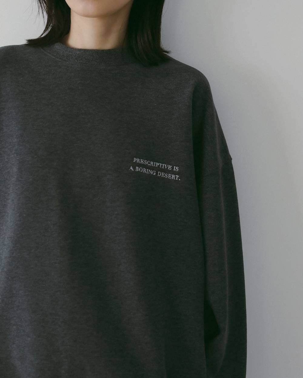 Embroidery Logo Sweat Embroidery Logo Sweat,エンブロイダリー ロゴ スウェット,62610606,トップス,スウェット,カジュアル,カットソー,ànuke,アンヌーク,lifes,ライフズ,26ss